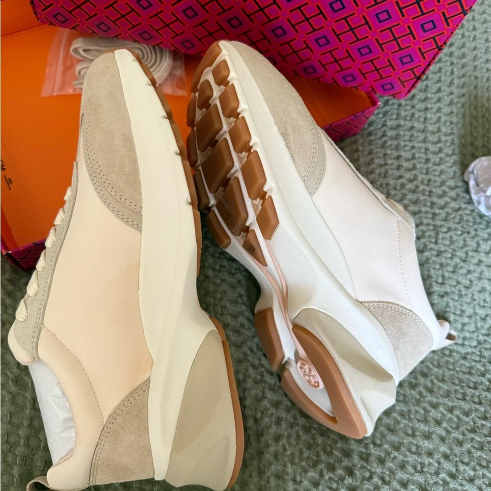 Tory Burch Women's Good Luck Trainer Sneakers - Picture 6 of 7